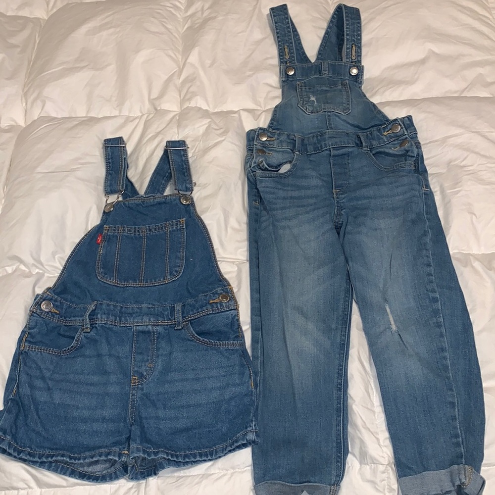 5T Levi’s short overall and Old navy 5T pants Overall
